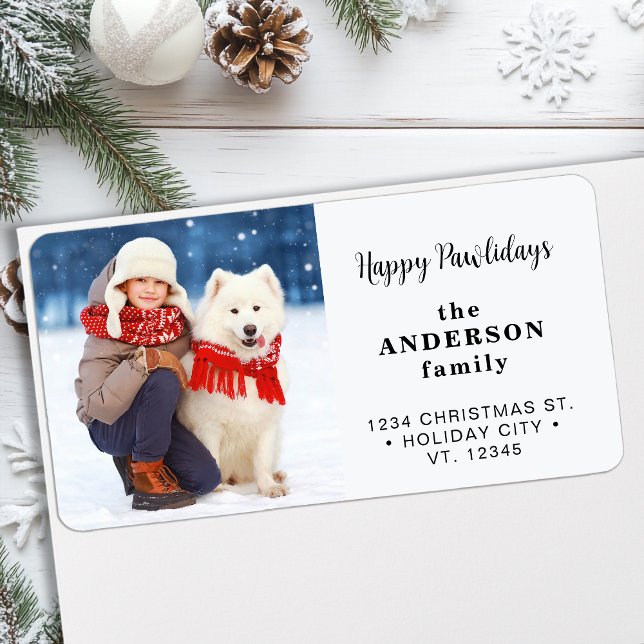 Etiqueta Navidades de perro Personalizado foto dirección de (Subido por el creador)