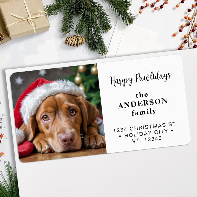 Etiqueta Navidades de perro Personalizado foto dirección de (Subido por el creador)