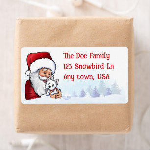 Etiqueta Navidades de Santa con Westis