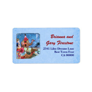 Etiqueta Navidades de tres sabios