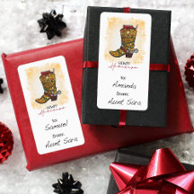 Navidades de vacaciones de Howdy alumbran regalo d