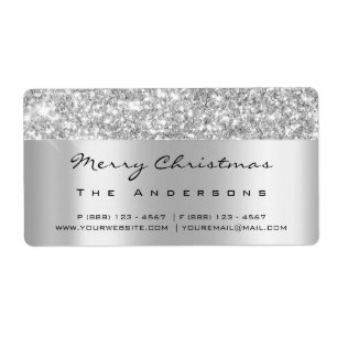 Etiqueta Navidades de vacaciones de novias gres-plateadas p
