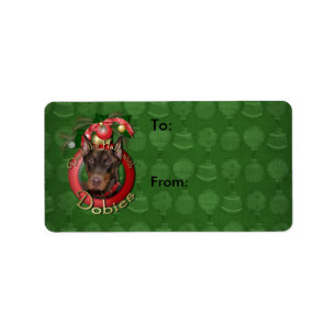 Etiqueta Navidades - Deck the Halls - Dobies - Rocky