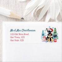 Navidades del Pastor Alemán para perros