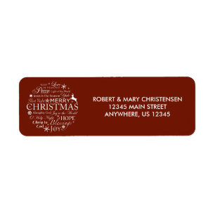 Etiqueta Navidades dicen círculo de tipografía