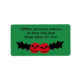 Etiqueta Navidades espeluznantes Gótico temerario feriado