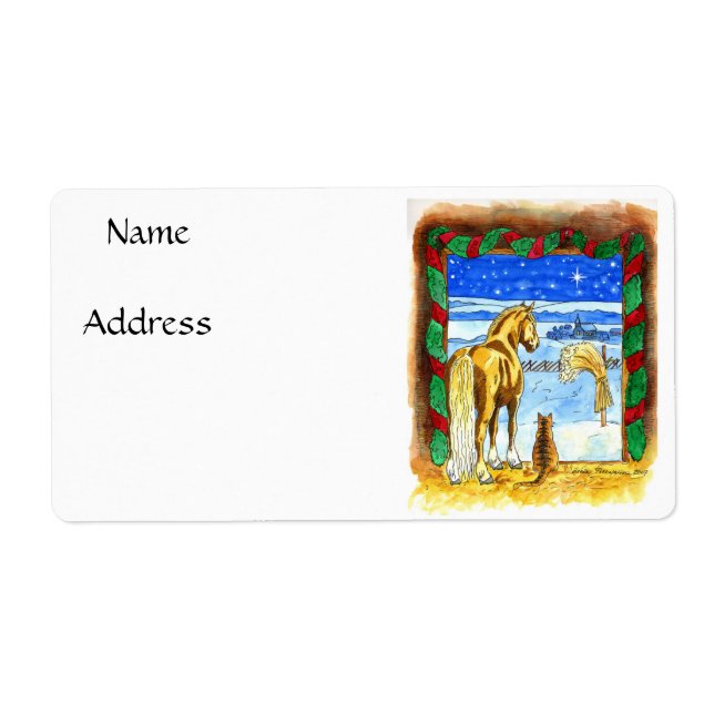 Etiqueta Navidades estables (Frente)