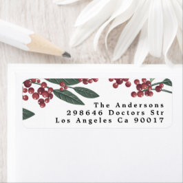 Etiqueta Navidades Evergreen Elegance encantados