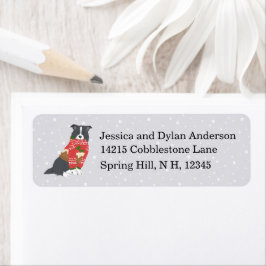 Etiqueta Navidades felices perros Howiladys en suéter