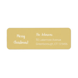 Etiqueta Navidades Feliz Navidad moderna