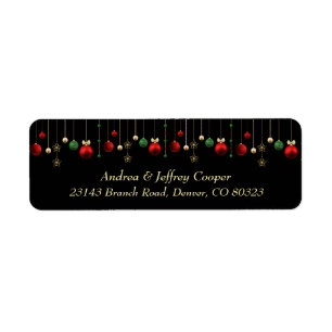 Etiqueta Navidades Garland Holiday