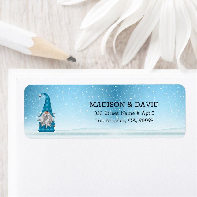 Etiqueta Navidades Gnome (In situ)