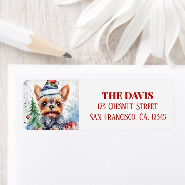 Etiqueta Navidades Gorra Festive Yorkshire (In situ)