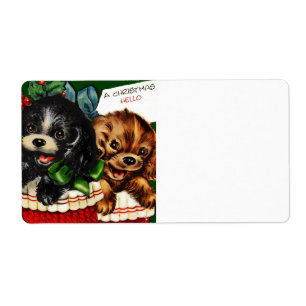 Etiqueta Navidades Hola Cachorros