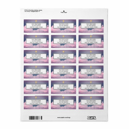 Etiqueta Navidades Natividad Estrella De Belén Dirección