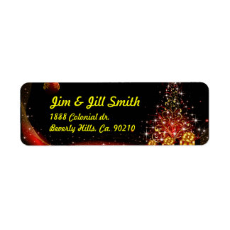 Etiqueta Navidades Night Wonderland Red Set