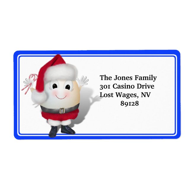 Etiqueta Navidades ordinarios (Frente)