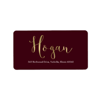Etiqueta Navidades personalizado Gold