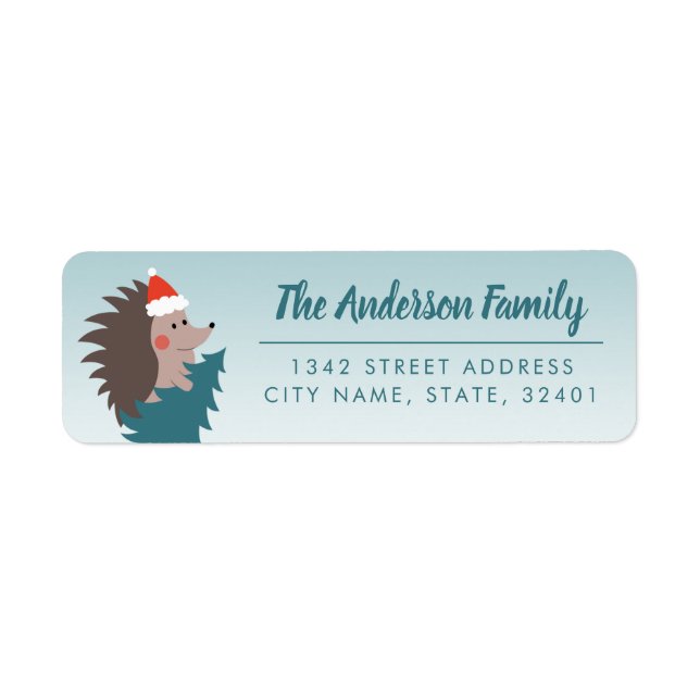 Etiqueta Navidades personalizados, personalizados y moderno (Frente)