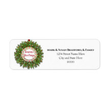 Navidades Pine Needle Wreath Retorno Decorado