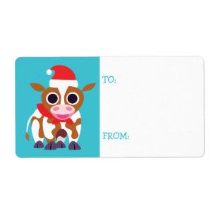 Etiqueta Navidades reba la vaca