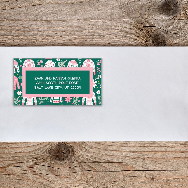 Etiqueta Navidades rojos y verdes muy suaves (Subido por el creador)