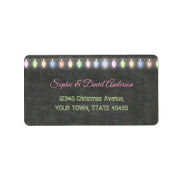 Etiqueta Navidades rusos Potluck Chalkboard String Lights