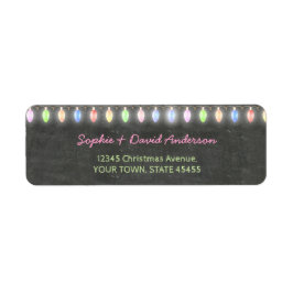 Etiqueta Navidades rusos Potluck Chalkboard String Lights