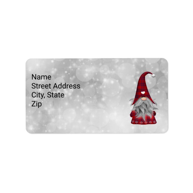 Etiqueta Navidades Santa (Frente)