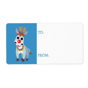Etiqueta Navidades Shane, el burro