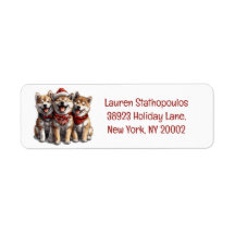 Navidades Shiba Inu Santa Dogs