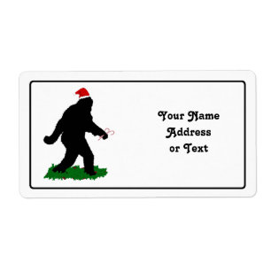 Etiqueta Navidades Squatchin'