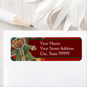Etiqueta Navidades Teddy Bear~