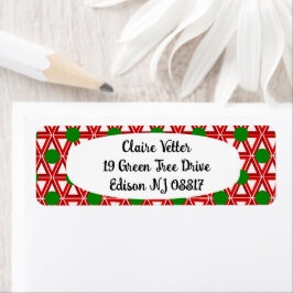 Etiqueta Navidades Triangle Quilt