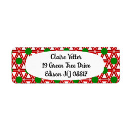 Etiqueta Navidades Triangle Quilt