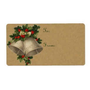Etiqueta Navidades victorianos Bell Labels