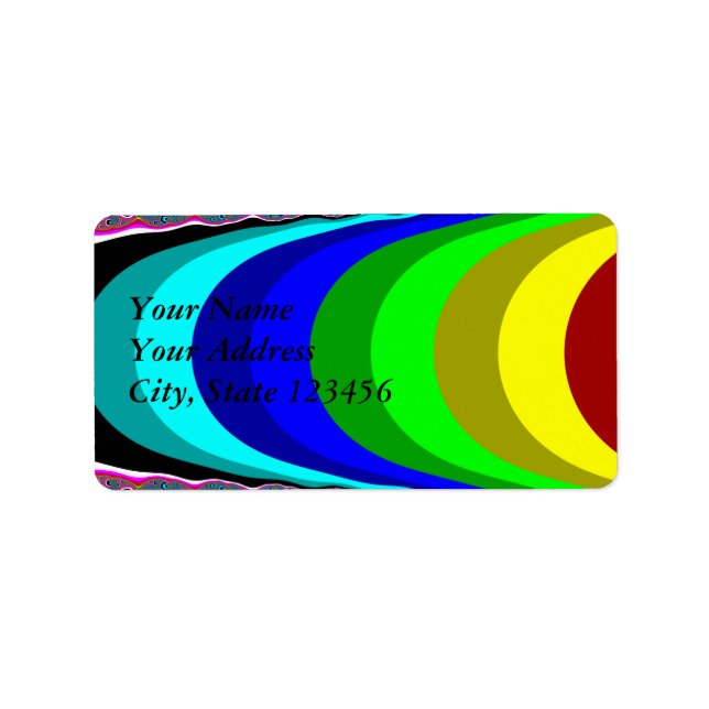 Etiqueta Necesitamos un arco iris (Frente)