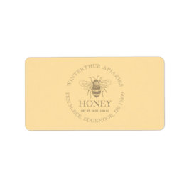 Etiqueta Negocio de Miel Personalizado Promocional