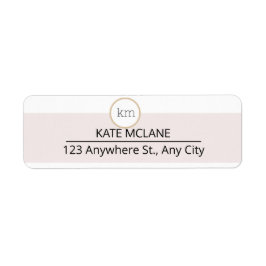 Etiqueta negocio estético rosa