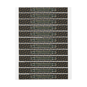 Etiqueta negra Colonia de abejas Etiquetas de la t