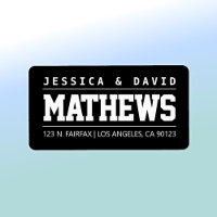 Negrita Creativo Estiloso Blanco y Negro