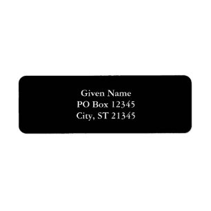 Etiqueta Negro sólido