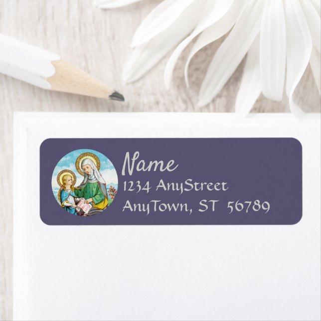 Etiqueta NeoGothic St. Anne y Young Mary (SAU 29) (In situ)