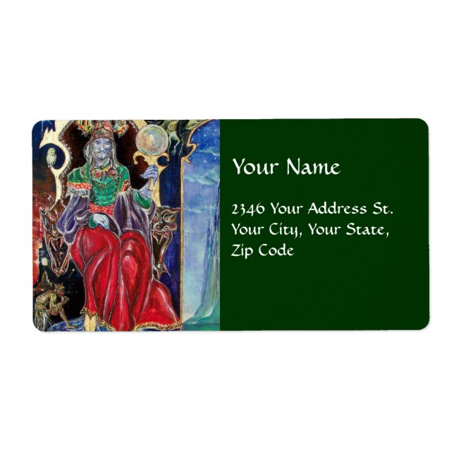 Etiqueta NEUROMANCER Magicie King (Frente)