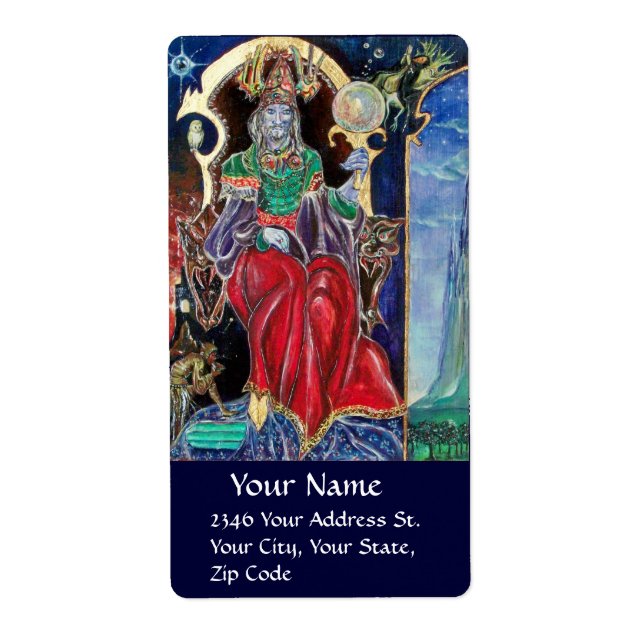 Etiqueta NEUROMANCER Magicie King (Frente)