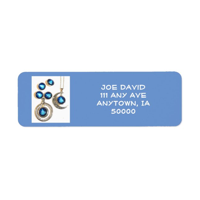 Etiqueta Nevada en el árbol de Navidad (Frente)