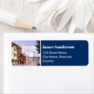 Etiqueta New Bedford Massachusetts New England Pintura