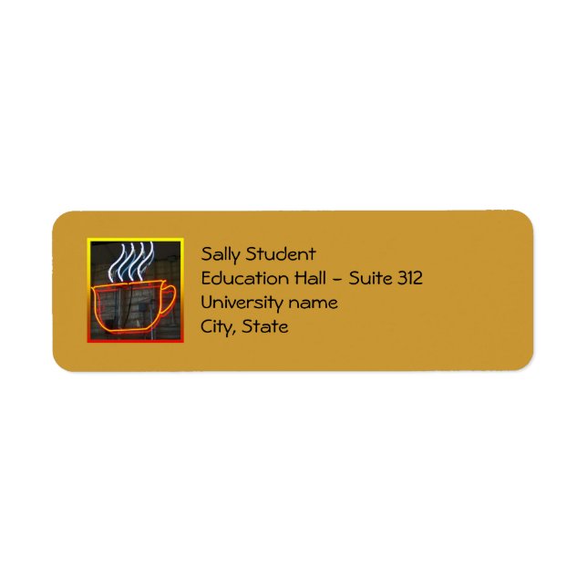 Etiqueta New College Freshman (Frente)