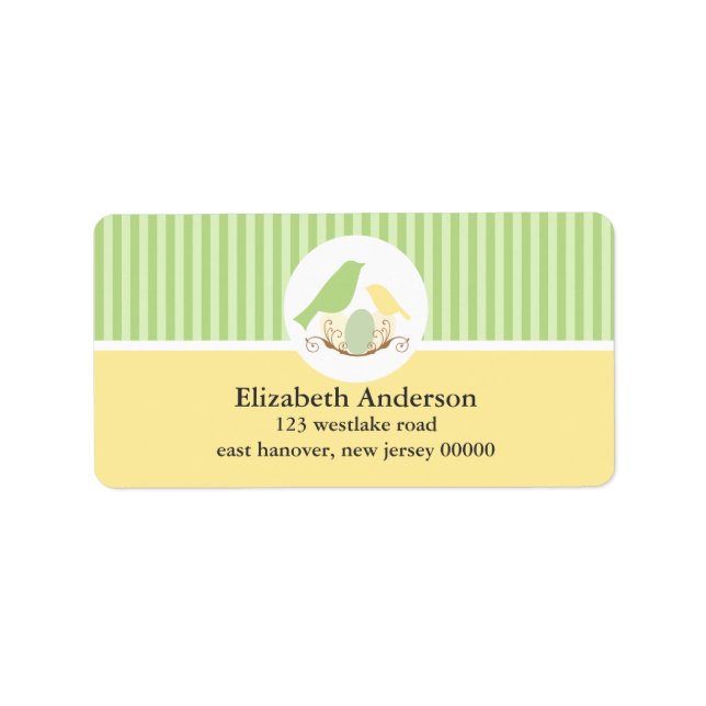 Etiqueta Nido de Aves (Frente)