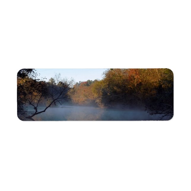 Etiqueta Niebla matutina en el arroyo (Frente)